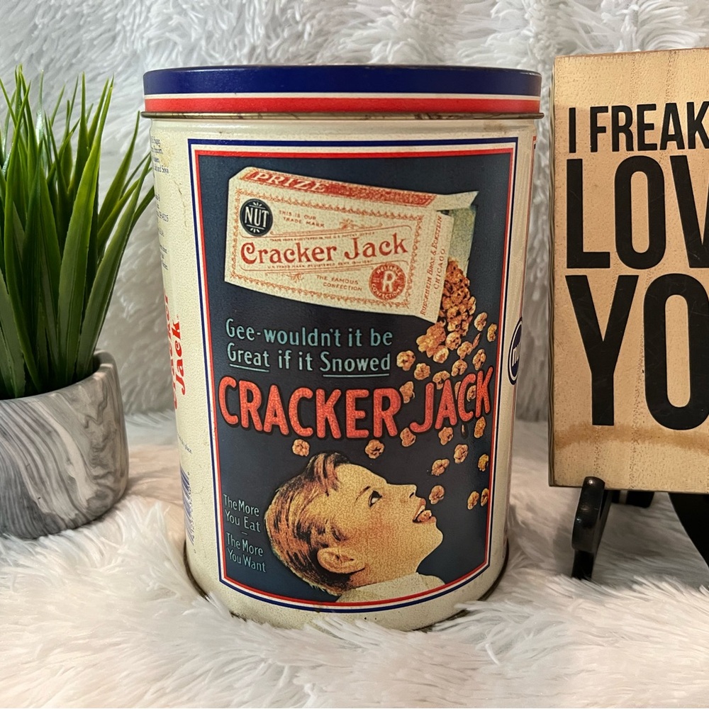 Vintage Limited Edition 1990 Cracker Jack Baseball Series Tin - Picture 4 of 6